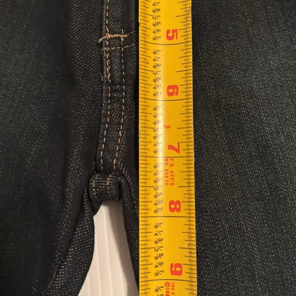 Wrangler slim straight, adjustable waist, boot cut blue jeans.  Size 5T - Picture 9 of 14